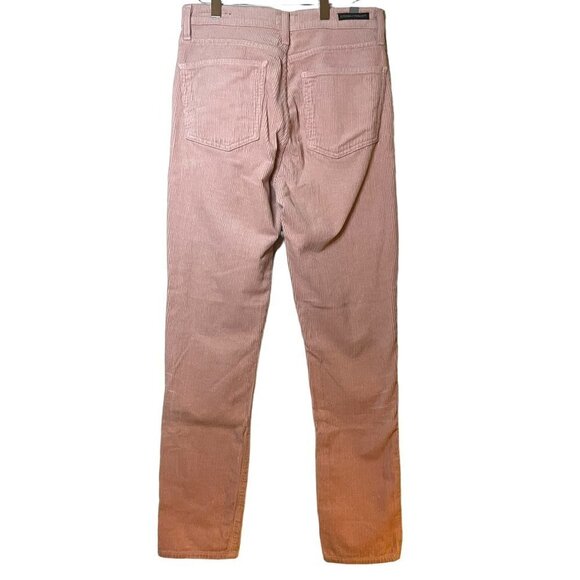 Citizens of Humanity Olivia High Rise Slim Ankle Corduroy Jean in Blush Pink 27 - Picture 7 of 7